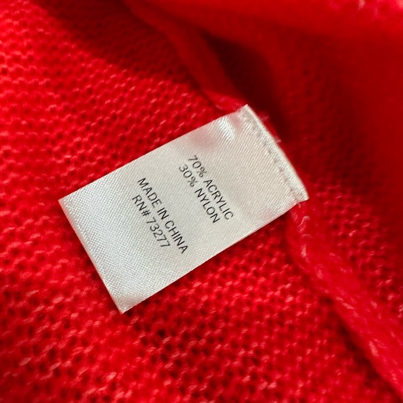 EVRI Sweater Plus Size 2X Red Zinnia - Picture 7 of 7